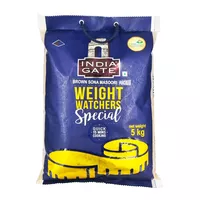 Brown Sona Masoori Rice Weight Watchers Special India Gate 5kg