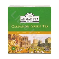 Чай-Экспресс зеленый с кардамоном Ahmad Tea 100 пакетиков