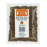 Kminek czarny ziarna Shahi Kala Jeera Black Cumin Seeds Little India 50g