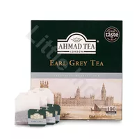 Чёрный чай Earl Grey Ahmad Tea 100 пакетиков