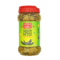 Marynowane zielone chilli w oleju Green Chillies Pickle Little India 1kg