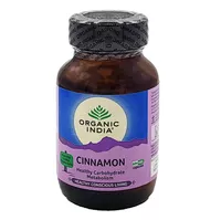 Cinnamon Healthy Carbohydrate Metabolism Organic India 60 capsules