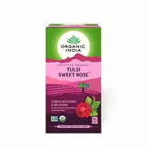 Herbata Tulsi ze słodką różą Tulsi Sweet Rose Organic India 25 torebek