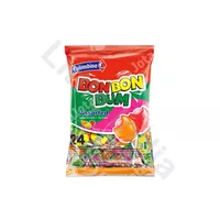 Bubble Gum Lollypops Mix Fruit Surtido Assorted Bon Bon Bum Colombina 24 pcs.