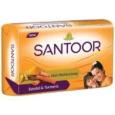 Soap Bar with Sandal and Turmeric Santoor 100g