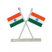 Flaga Indii ozdoba na biurko Indian Flag Desk Stand 1szt.