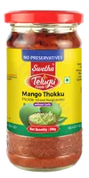 Marynowane Mango Thokku bez czosnku Telugu Foods 300g