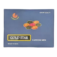 Żetony do gry karambol Duster Carrom Gold Star 24szt.