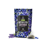 Butterfly Pea Lavender Herbal Tea Blue Tea 10 Pyramid Teabags