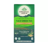 Herbata zielona tulsi z cytryną i imbirem Tulsi Green Tea Lemon Ginger Organic India 25 torebek