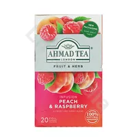 Herbata owocowa brzoskwinia malina Peach & Raspberry Ahmad Tea 20t