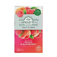 Herbata owocowa brzoskwinia malina Peach & Raspberry Ahmad Tea 20t