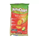 Chipsy z plantanów o smaku Chile y Limón NatuChips 135g