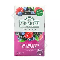 Herbata owoce leśne Mixed Berries & Hibiscus Ahmad Tea 20t