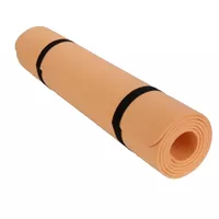 Mata do jogi pomarańczowa Yoga Mats Economy Supreme 4mm