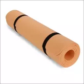 Mata do jogi pomarańczowa Yoga Mats Economy Supreme 4mm