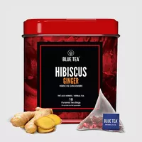 Herbata ziołowa z hibiskusa z imbirem Blue Tea 18 torebek