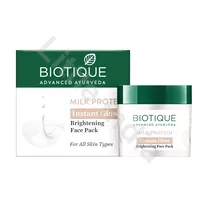 Milk Protein Instant Glow Brightening Face Pack Biotique 50g