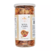 Chipsy sojowe o smaku czosnkowym Soya Chips Garlic Lakshmi 130g