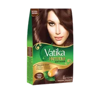 Farba do włosów naturalny brąz Henna Hair Color Dabur Vatika 60g