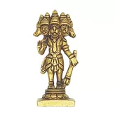 Messingstatuette der Gottheit Panchamukha Hanumana 1 Stück