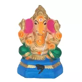 Ganesh Figurine Green Pants 20cm