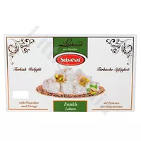 Turecki przysmak Lokum z pistacjami Sebahat 360g