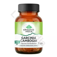 Garcinia Cambogia metabolizm tłuszczów Organic India 60 kapsułek