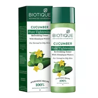 Tonik zwężający pory z ogórkiem Cucumber Refreshing Toner Biotique 120ml