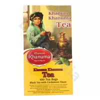 Herbata czarna Cardamom Flavor Khanum Khanuma 200g