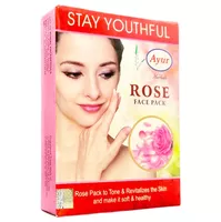 Maseczka do twarzy róża Rose Face Pack Ayur 100g