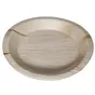 Indyjski eko talerz z liścia palmowego Indian Eco Palm Leaf Plate 25cm