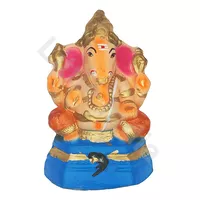 Figurka Ganesh pomarańczowe spodnie Ganesh Figurine Orange Pants 20cm