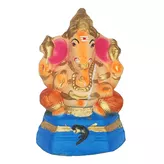 Figurka Ganesh pomarańczowe spodnie Ganesh Figurine Orange Pants 20cm