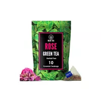 Rose Green Tea Blue Tea 10 Pyramid Teabags