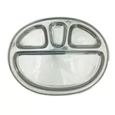 Stainless Steel Serving Tray Kwality 33cm x 26cm