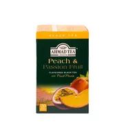 Herbata czarna z brzoskwinią i marakują Peach & Passion Fruit Ahmad Tea 40g