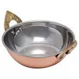 Kadai Bowl Made Of Copper And Stainless Steel 500ml