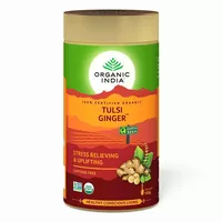 Tulsi Ginger Tin Organic India 100g