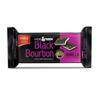 Ciastka z kremem waniliowym Black Bourbon Vanilla Hide&Seek Parle 100g