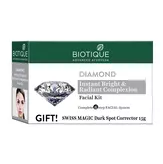 Diamond Instant Bright & Radiant Complexion Facial Kit 6 steps Biotique