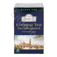 Чёрный чай без кофеина Evening Tea Decaffeinated Ahmad Tea 20 пакетиков