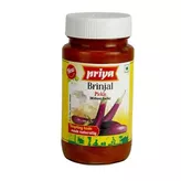 Brinjal Pickle (without garlic) in oil 300g Priya