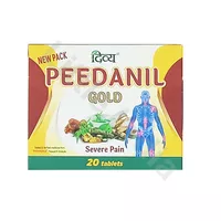 Suplement diety przeciwzapalne Peedanil Gold Divya 20 tabletek