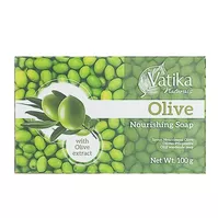 Мыло с экстрактом оливы Olive Nourishing Soap Vatika Dabur 100g