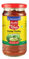 Marynowane Mango Thokku z czosnkiem Telugu Foods 300g