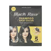 Barvící šampon černá Black Rose 10mlx10ks