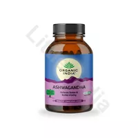 Ashwagandha Relieves Stress & Builds Vitality Organic India 60 capsules