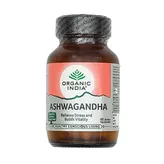 Ashwagandha Relieves Stress & Builds Vitality Organic India 60 capsules