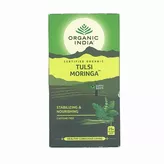 Herbata Tulsi Moringa Organic India 25 torebek